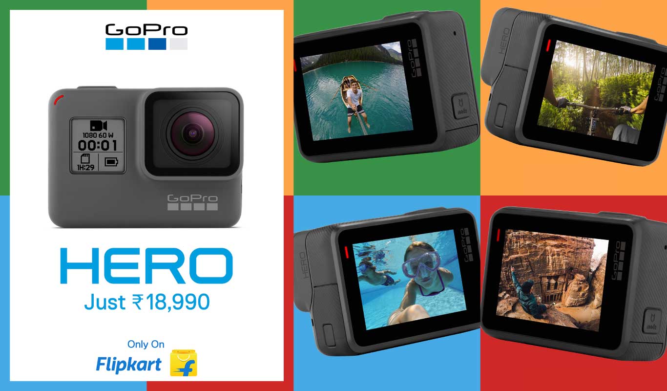 Adventure has a new name: The latest GoPro HERO #OnlyOnFlipkart